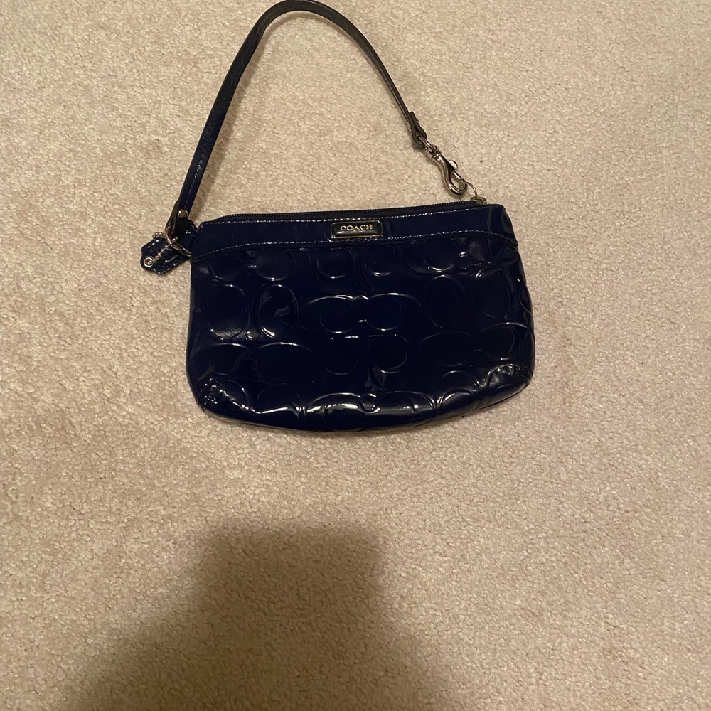 Blue, small body coach bag!